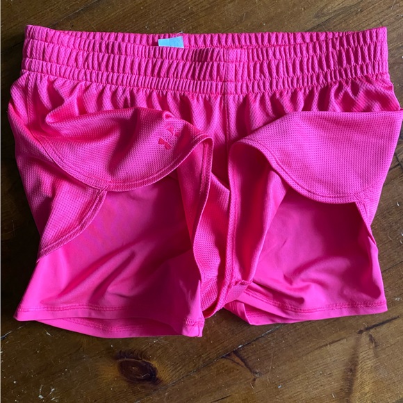 Under Armour, pink shorts - Picture 3 of 6